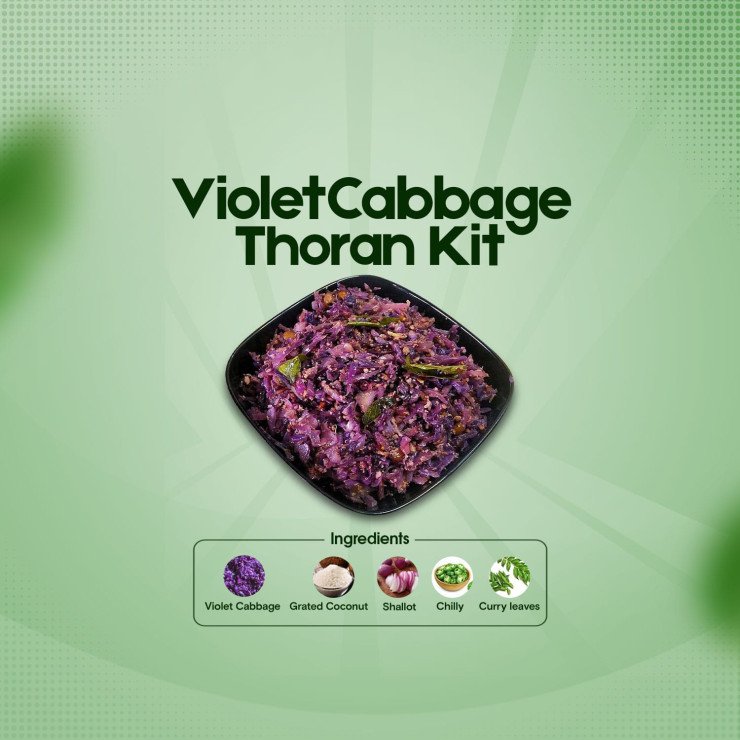 Instant  Violet Cabbage Thoran Kit - 400 gm